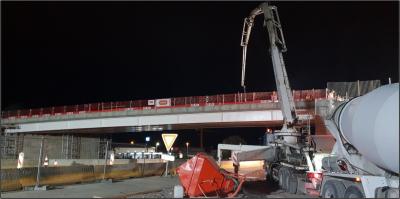 Réaménagement des aires d’autoroute de Bonneville - Construction de l’ouvrage de franchissement de l’autoroute A40