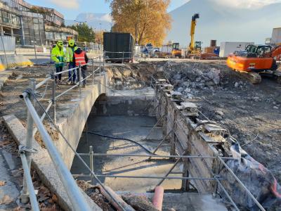 Reconstruction du pont Albert LEBRUN à ANNECY