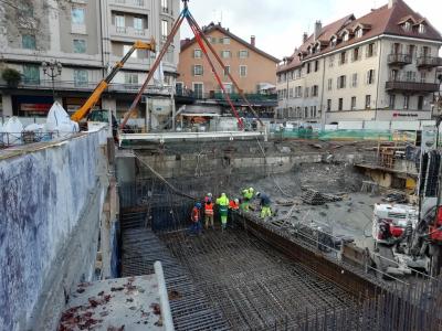 Reconstruction du pont Albert LEBRUN à ANNECY