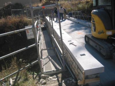 Réparation du pont de Labrau