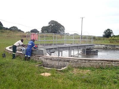 Usines eaux usées et eaux pluviales Kafubu