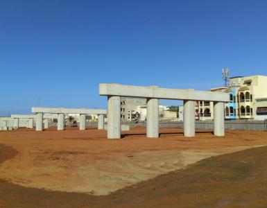 VDN 2ème section à Dakar - Construction de viaducs mixtes
